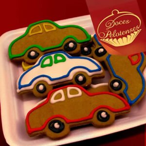 Biscoito de Mel decorado Carrinho