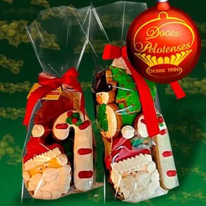 Pacote de Biscoitos de Mel Decorados 200g